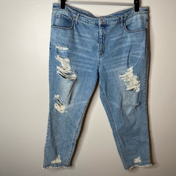 Wild Fable Distressed Mom Jeans - Picture 2 of 4